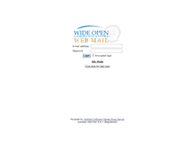 Tablet Screenshot of mail.wideopen.net